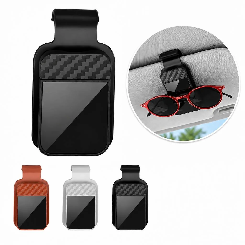Magnetic Car Sun Visor Sunglass Organizer 2