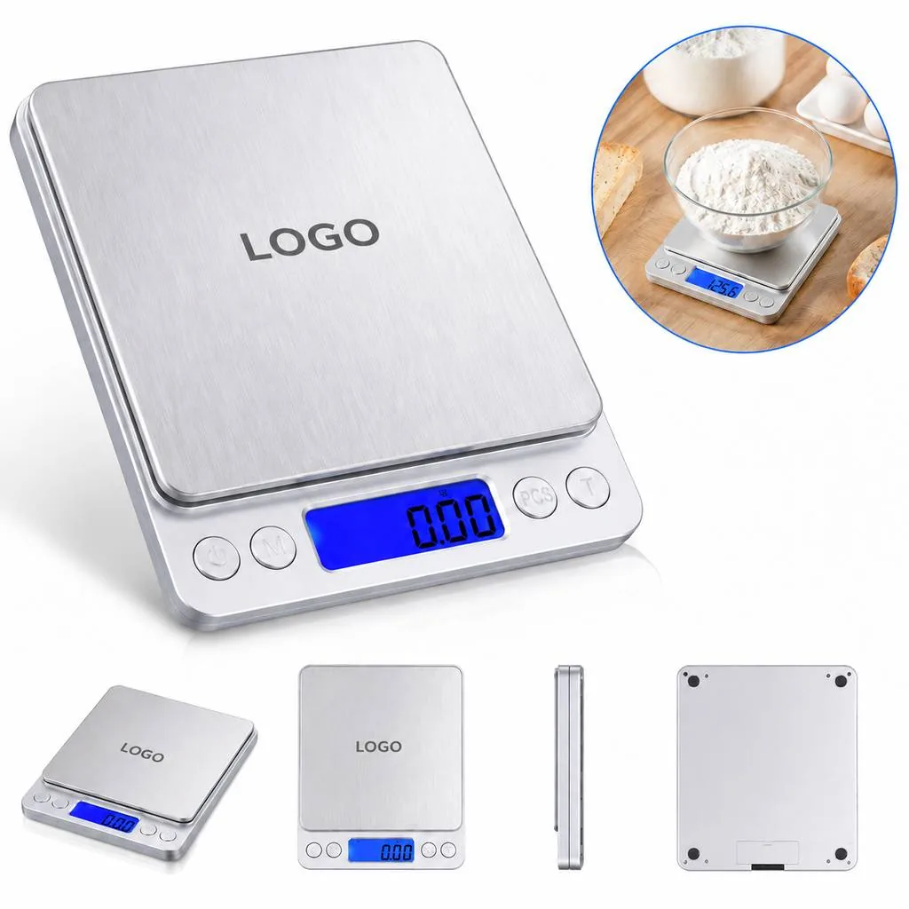 Digital Stainless Steel Household Scale for Kitchen and