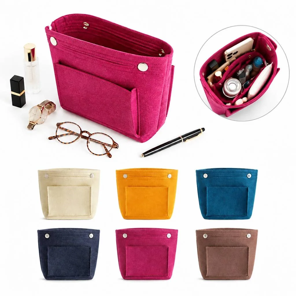 Minimalist Lightweight Felt Tote Shoulder Purse 2