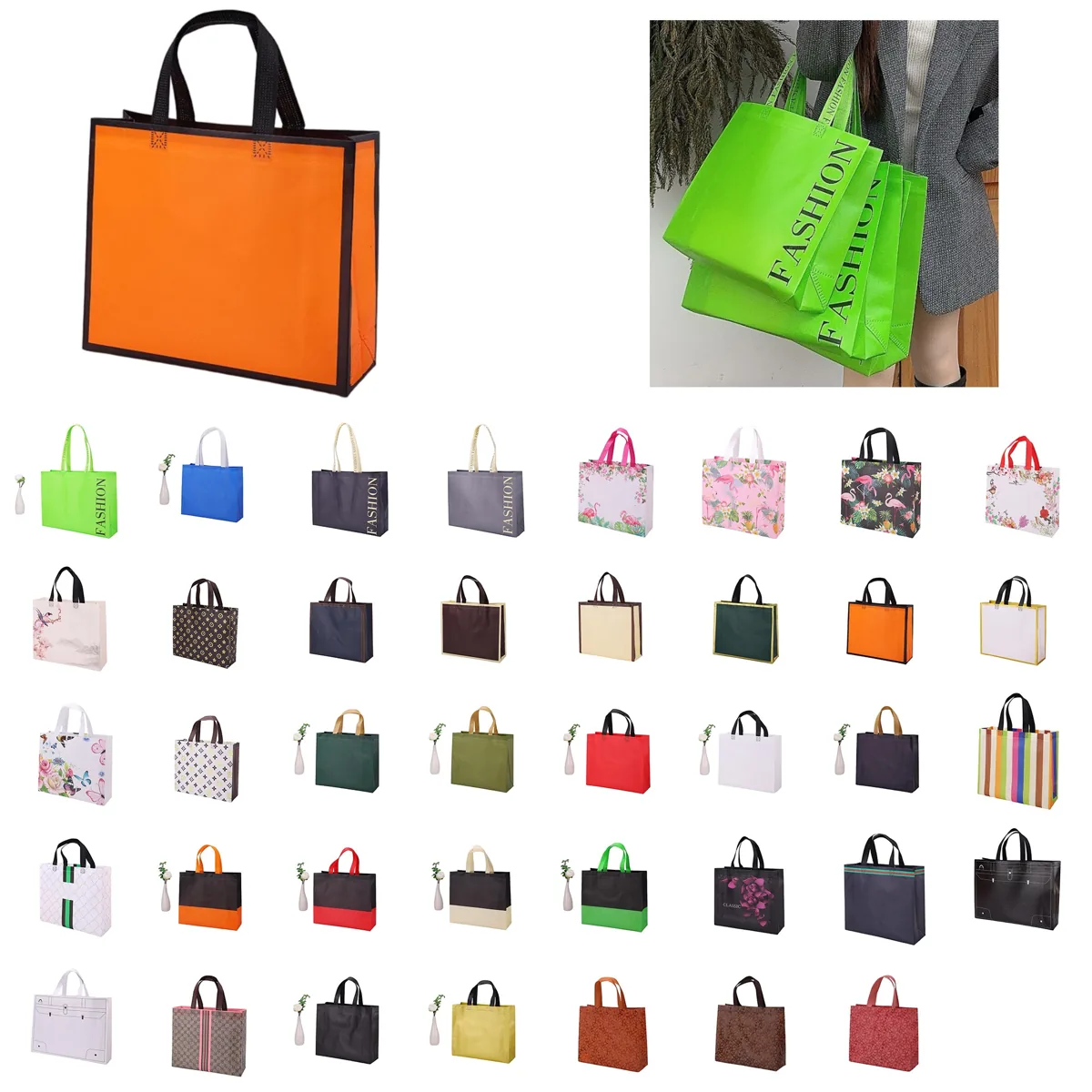 Reusable Laminated Non-Woven Shopping Bags 2