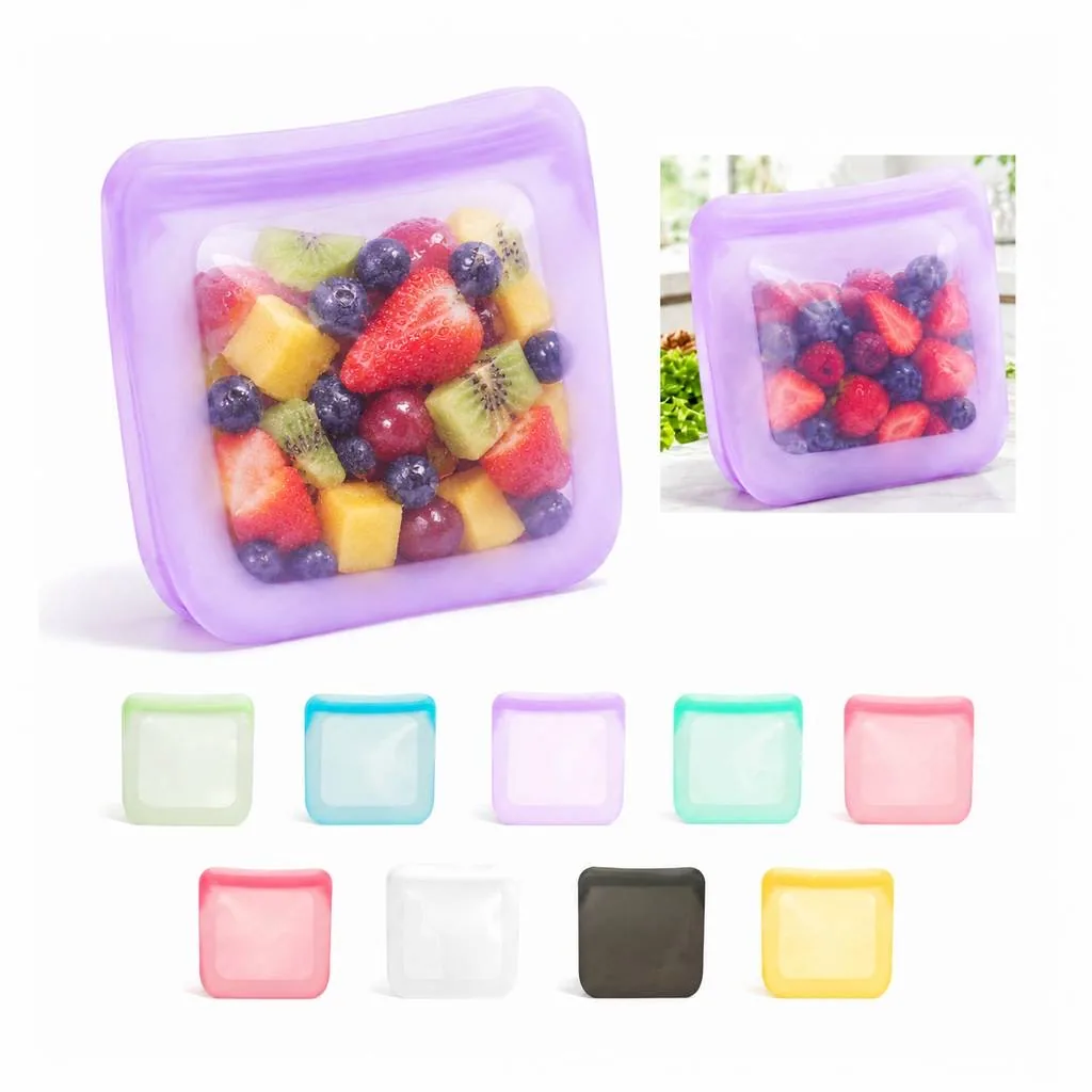 Reusable Silicone Bags for Food Storage 2