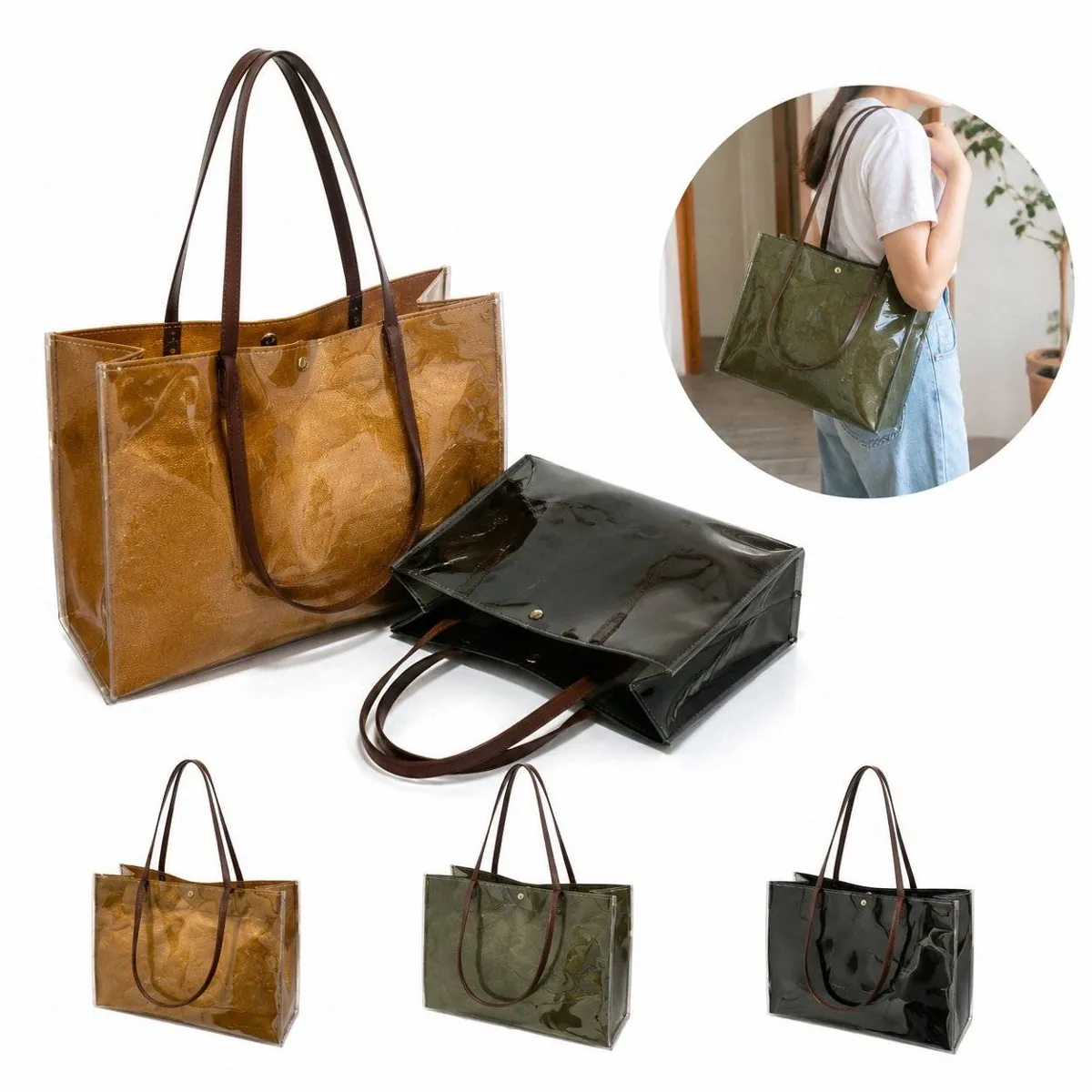 Water-Resistant DuPont Paper Tote for Eco Shopping 2