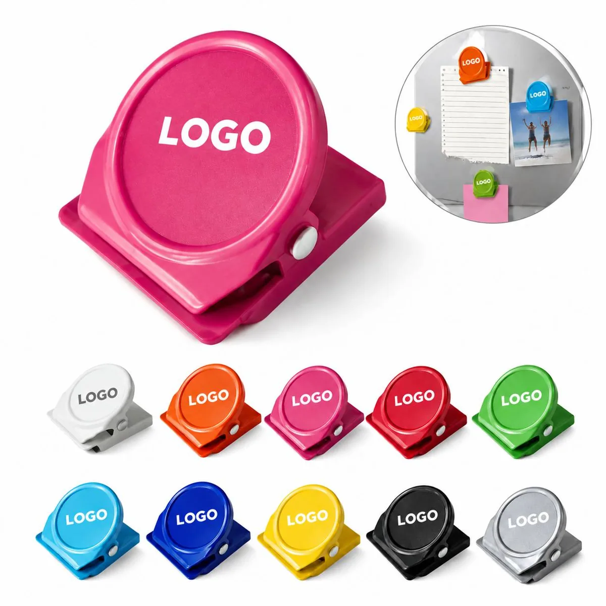 Magnetic Clips for Desk Organization, Strong Grip