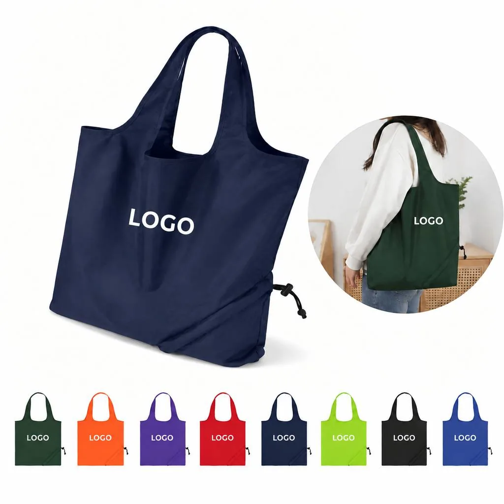 Compact Reusable Foldaway Shopping Tote Bag