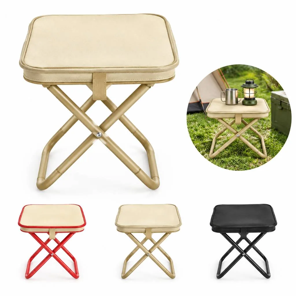 Portable Folding Seat with Built-in Storage Compartment 2