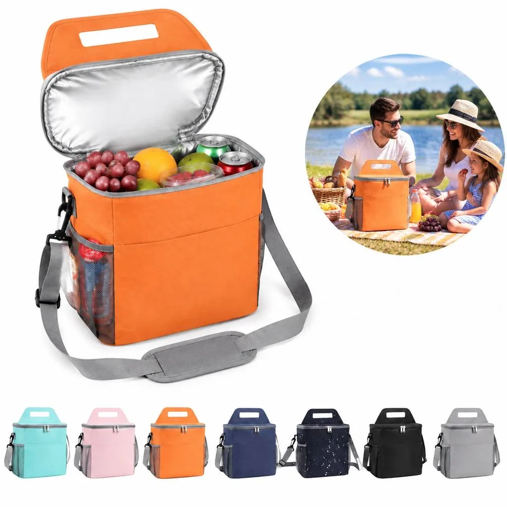 Insulated Oxford Picnic Tote Bag Large Capacity 2