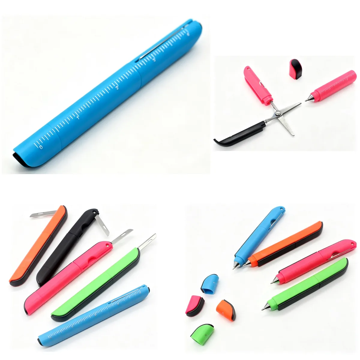Versatile Metal Multi-Tool Pen with Bottle Opener Ruler 2