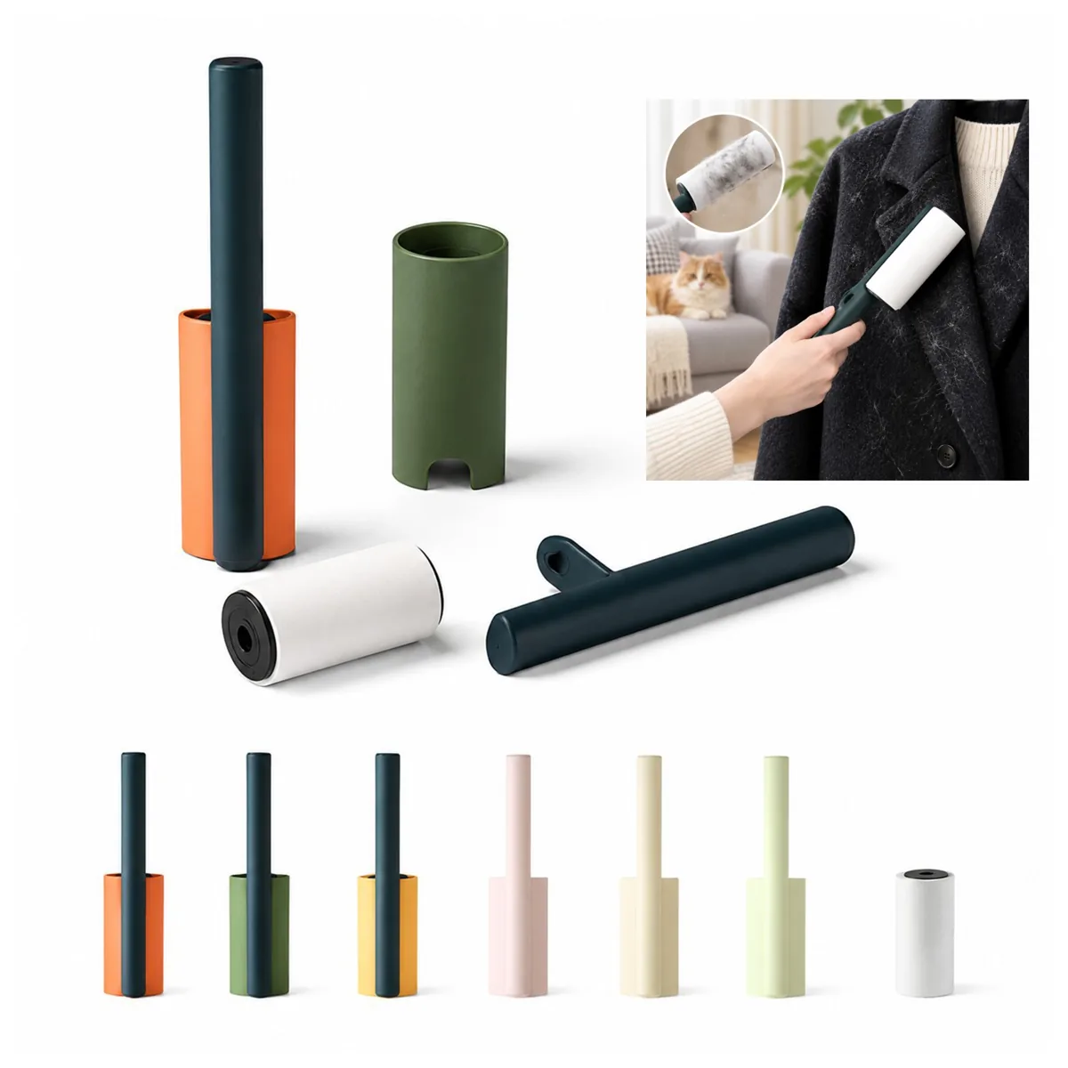 Adhesive Lint Remover for Clothes, Pet Hair & Dust 2