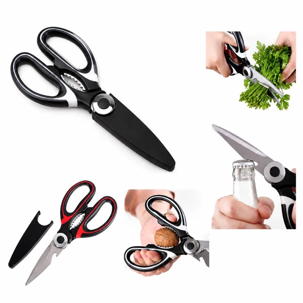Multifunctional Stainless Steel Kitchen Shears for Food Prep 2