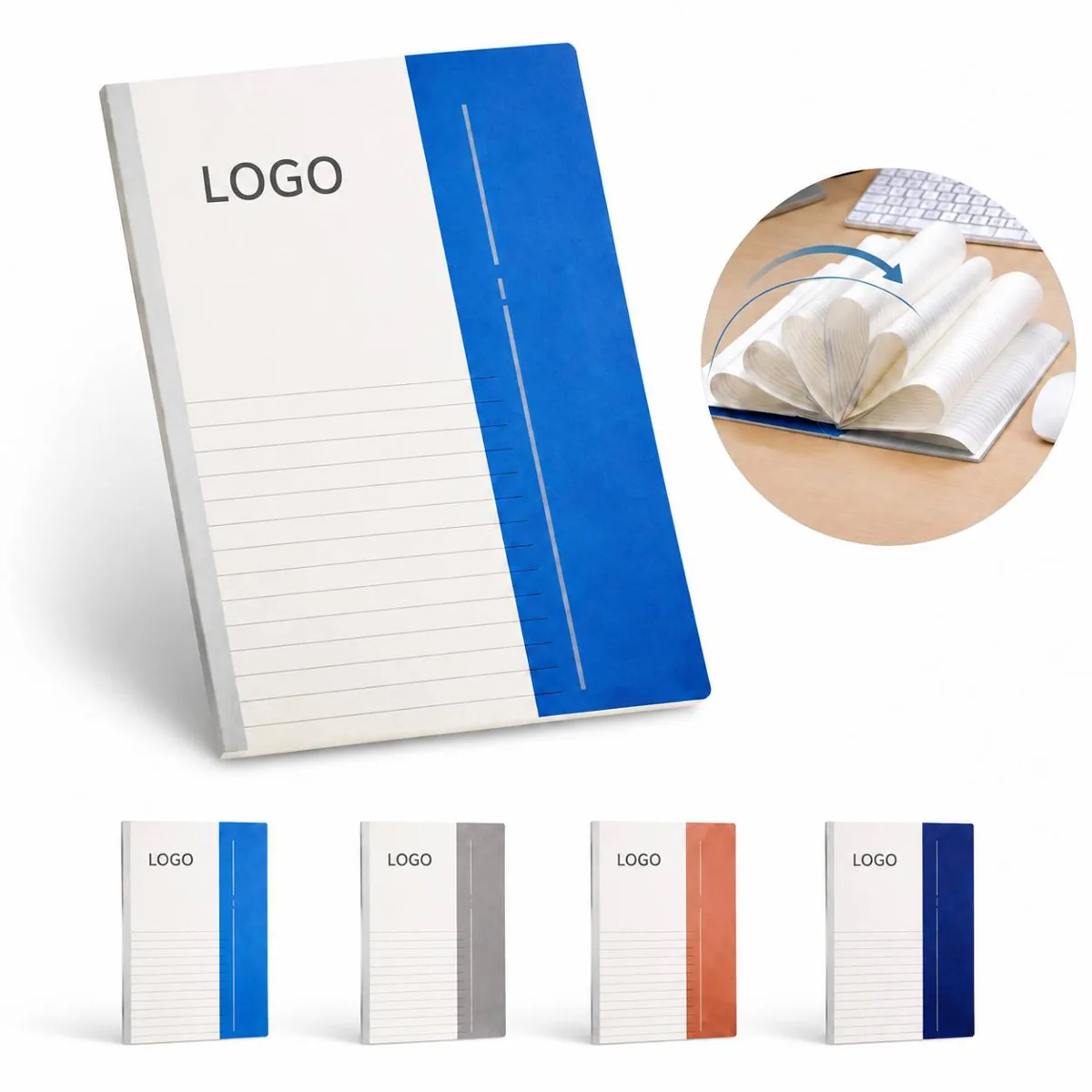 Compact Lined Writing Notebook for Daily Notes and