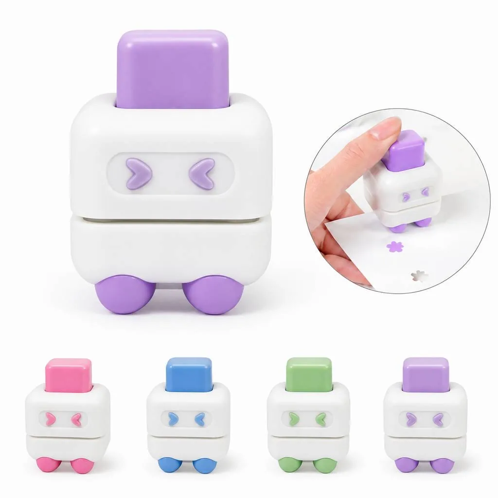 Compact ABS Paper Punch for Home Office and School 2