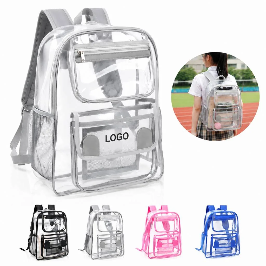 Clear Waterproof PVC Outdoor Backpack See-Through Daypack