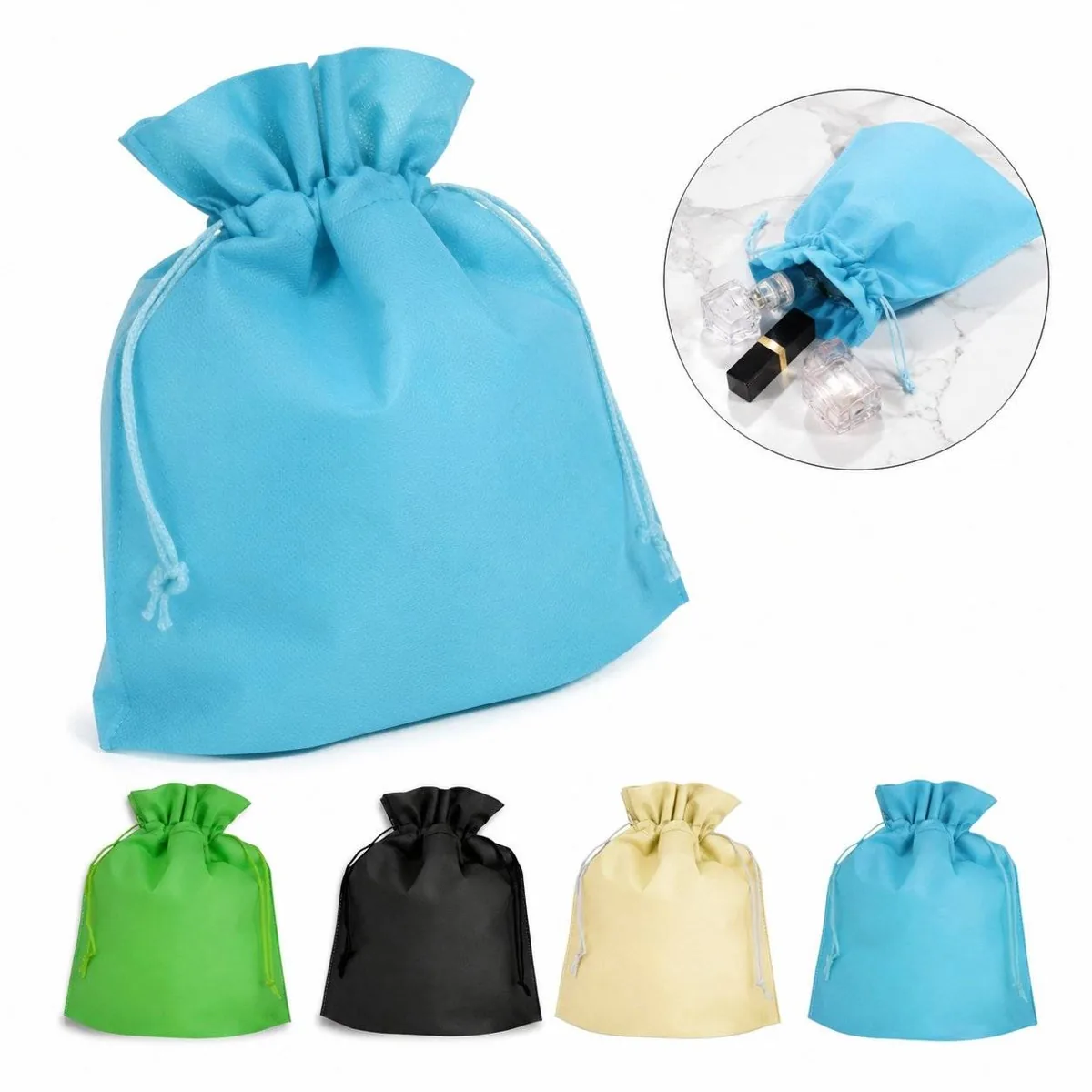 Reusable Polypropylene Drawstring Gift Pouch 2