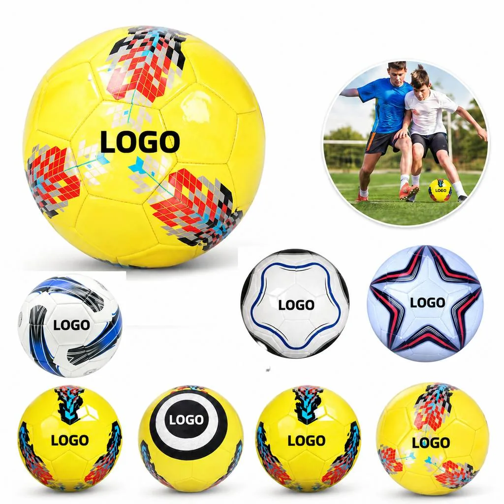 Youth Training Soccer Ball with Durable Synthetic Leather