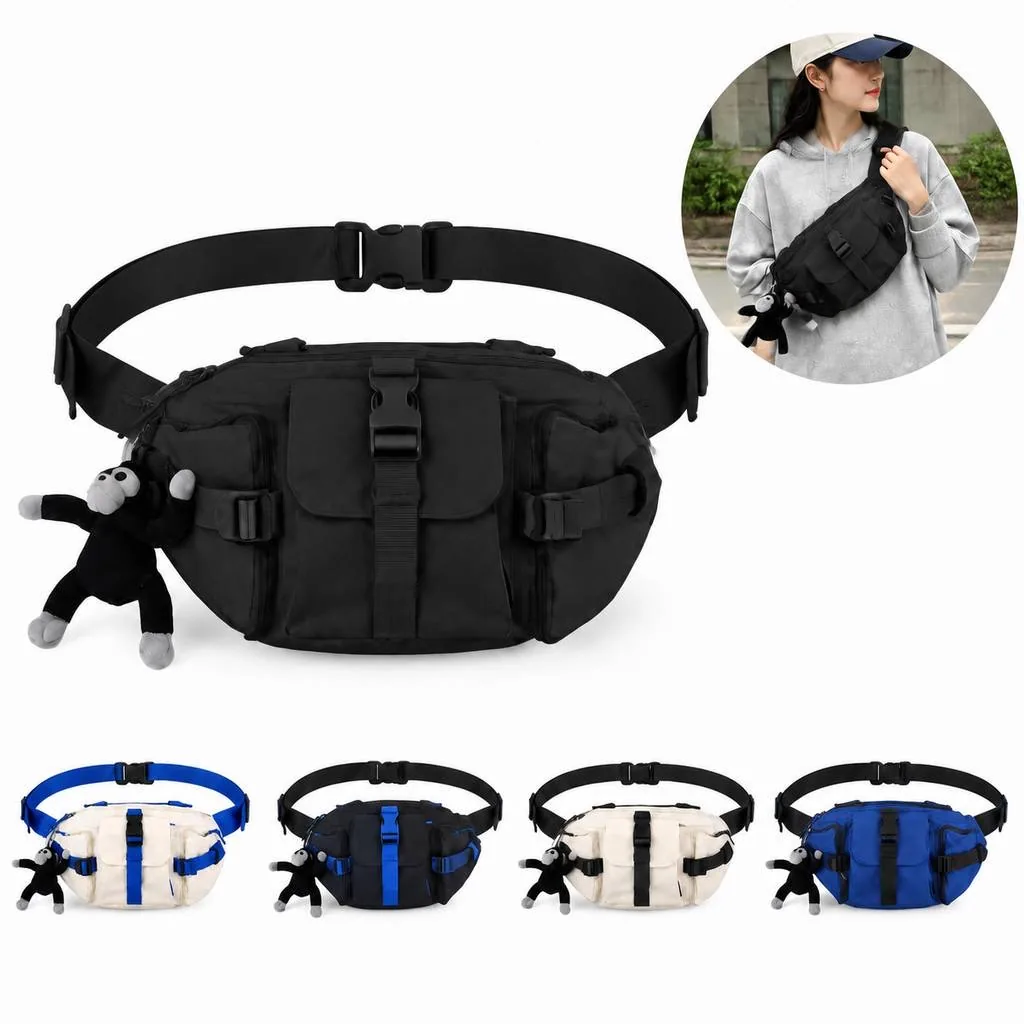 Vintage Style Crossbody Street Bag with Adjustable Strap 2