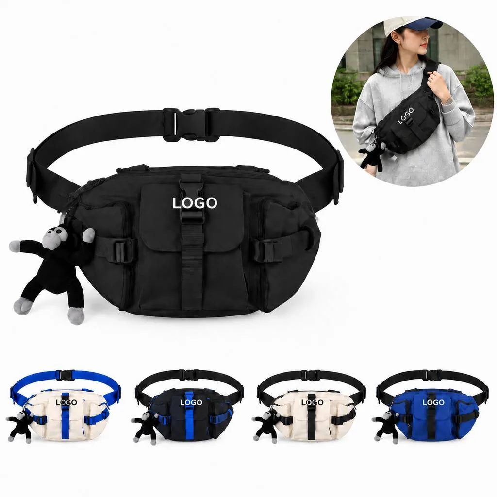 Vintage Style Crossbody Street Bag with Adjustable Strap