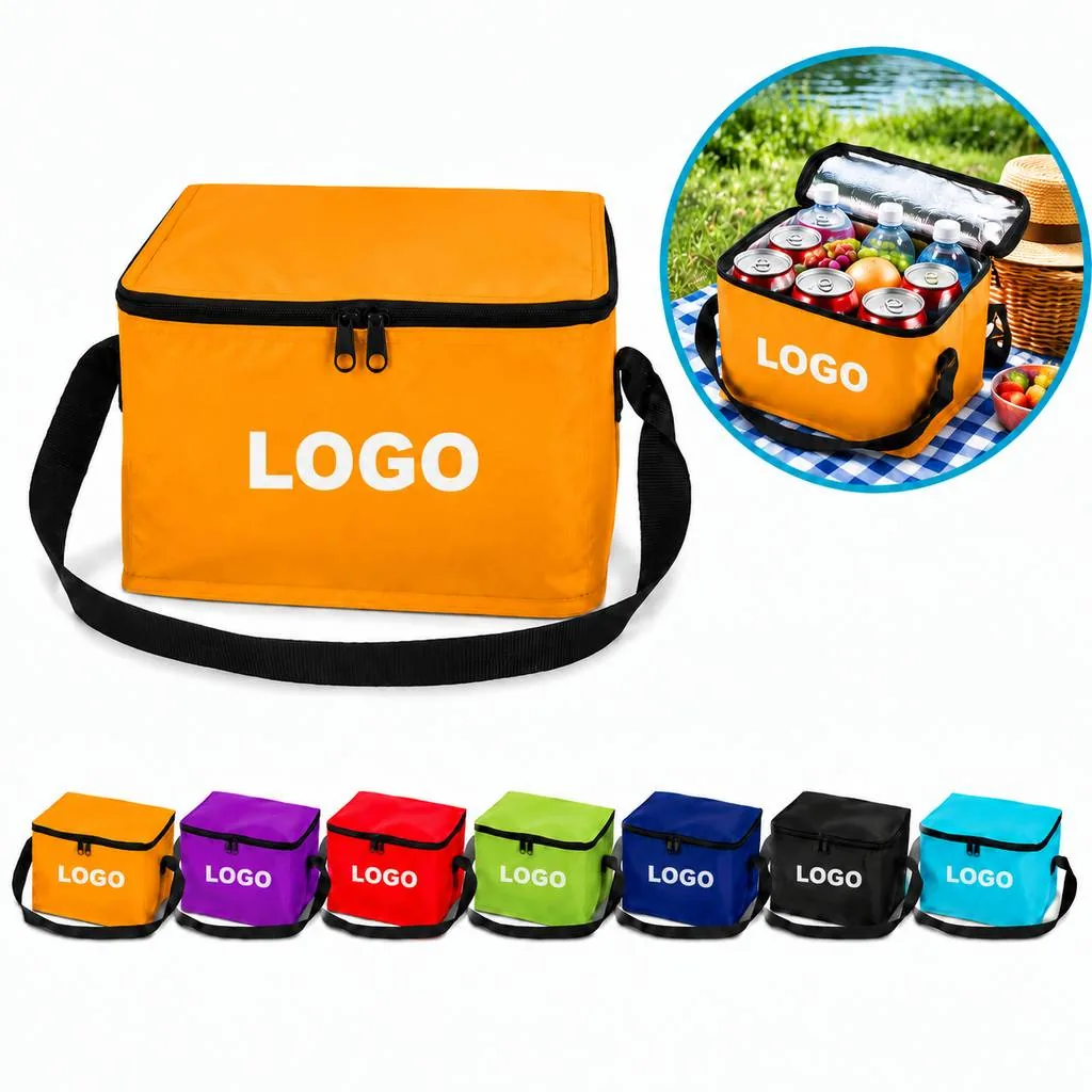 Thermal Insulated Polyester Cooler Bag for Outdoor Use