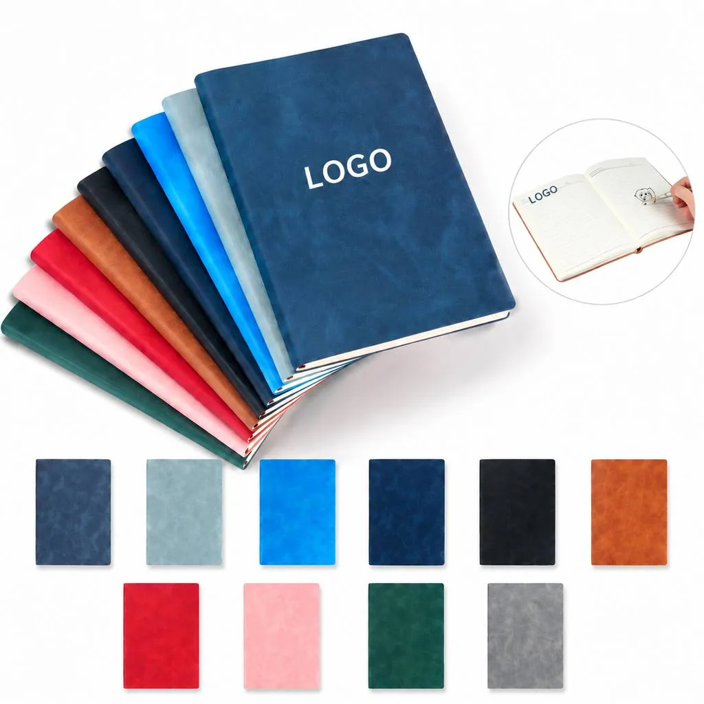 Soft Cover PU Notebook for Journaling and Note Taking
