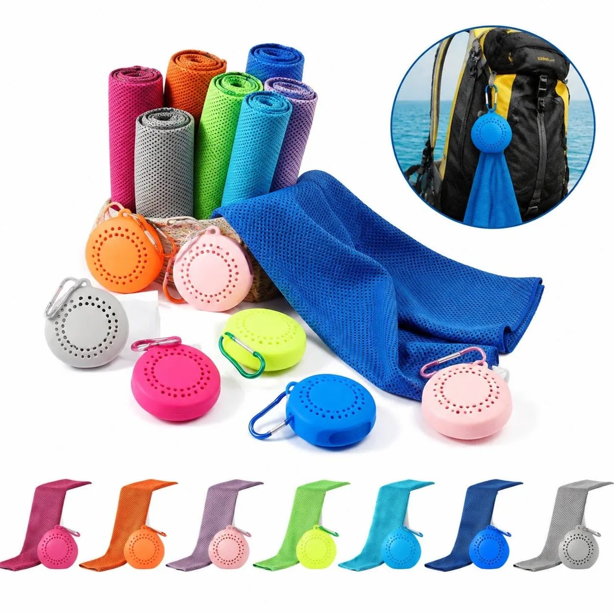 Quick-Dry Evaporative Chilly Neck Wrap for Summer Sports 2