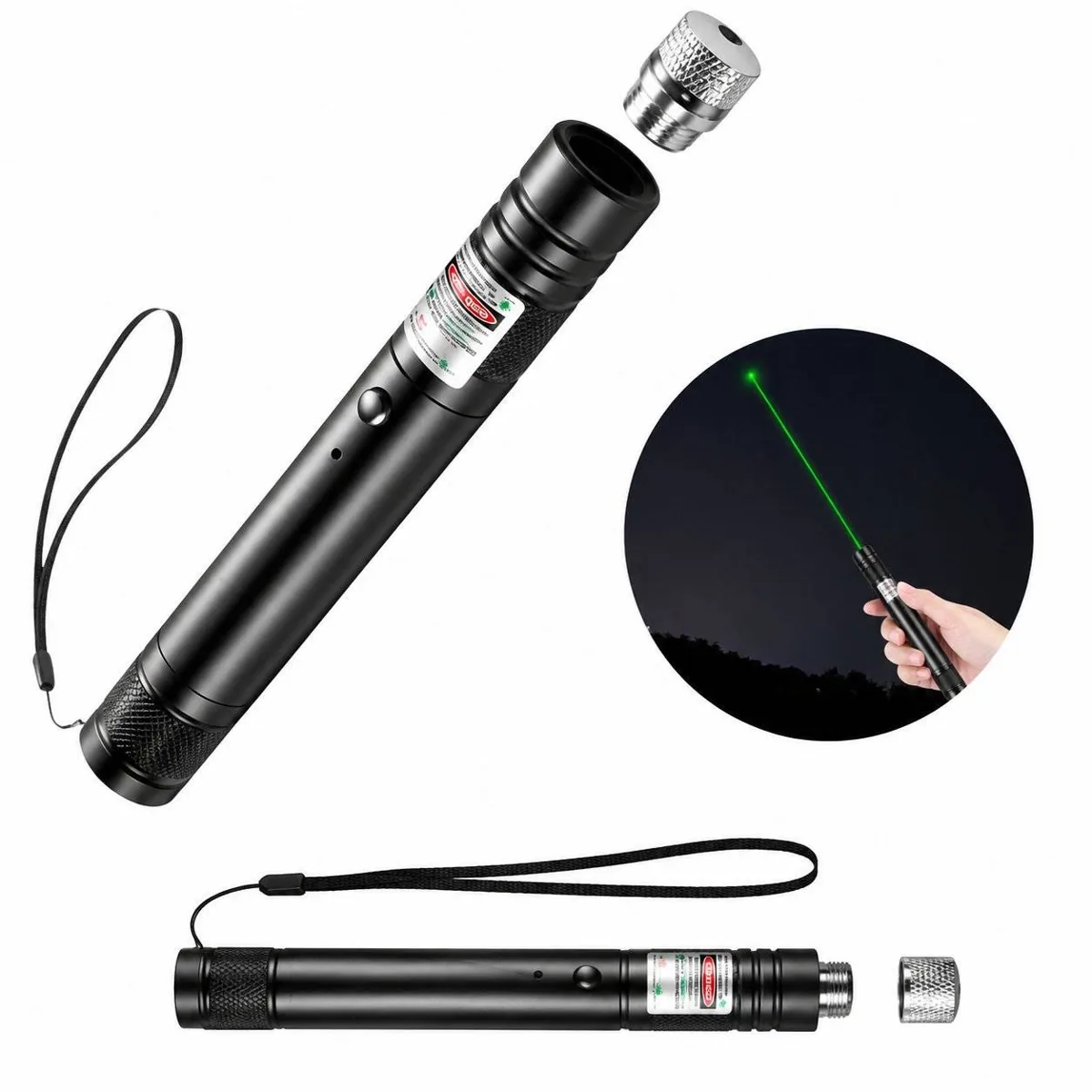 Green Laser Pointer with USB Rechargeable Battery 2
