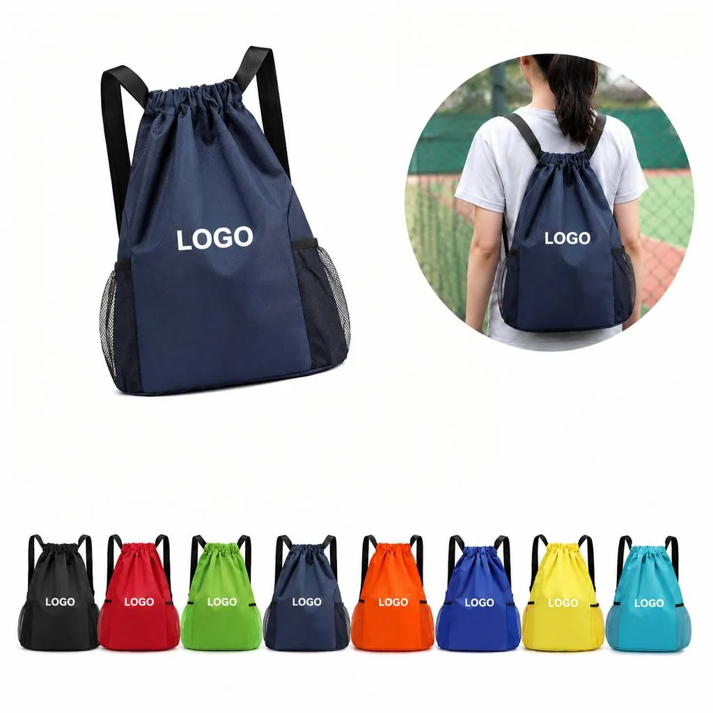 Lightweight Mesh Drawstring Backpack