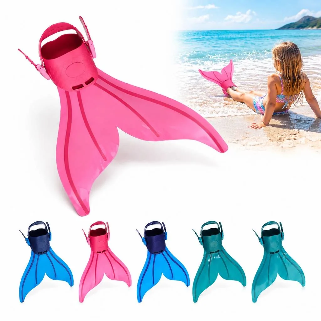Swim Flippers for Mermaid Tail Motion 2