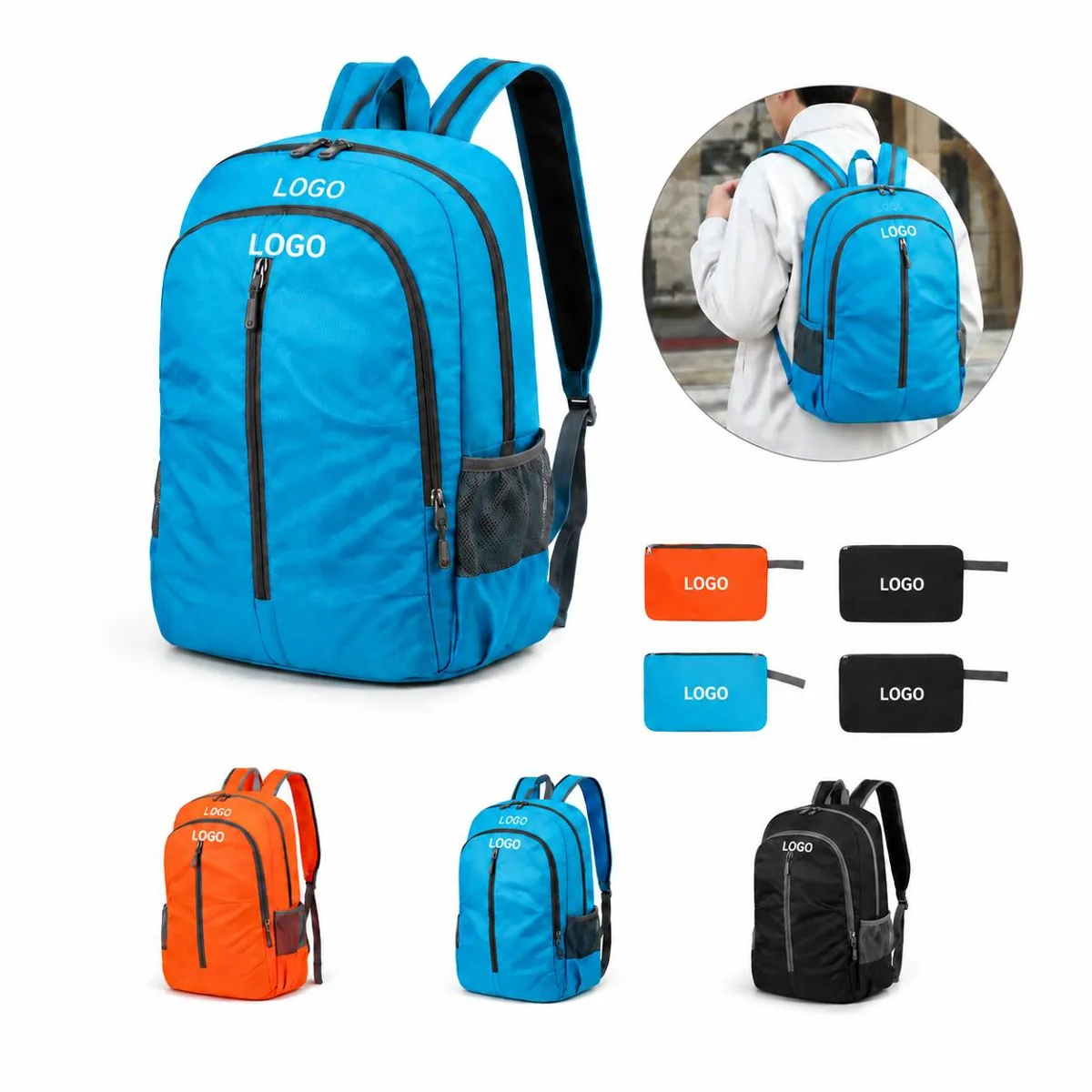 Foldable Waterproof Daypack for Outdoor Travel