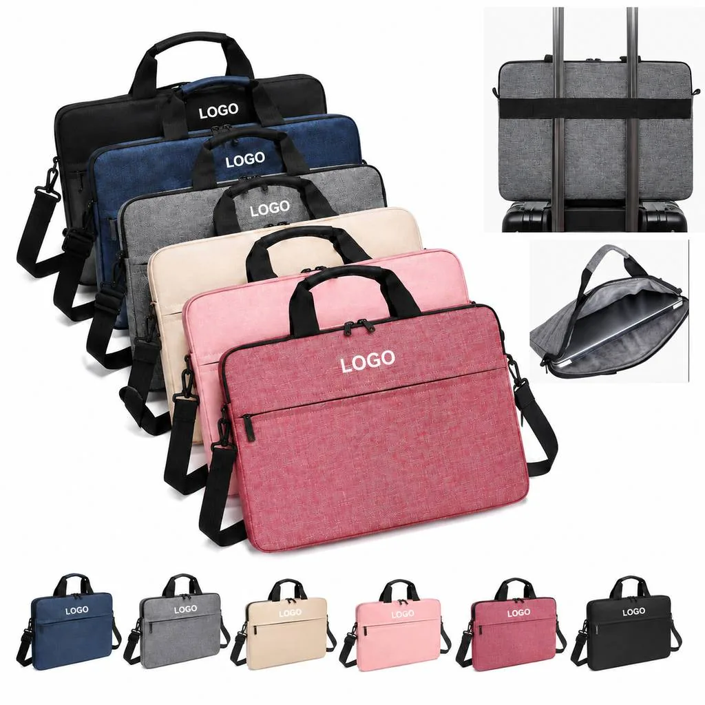 Padded Laptop Carrying Handbag with Pockets