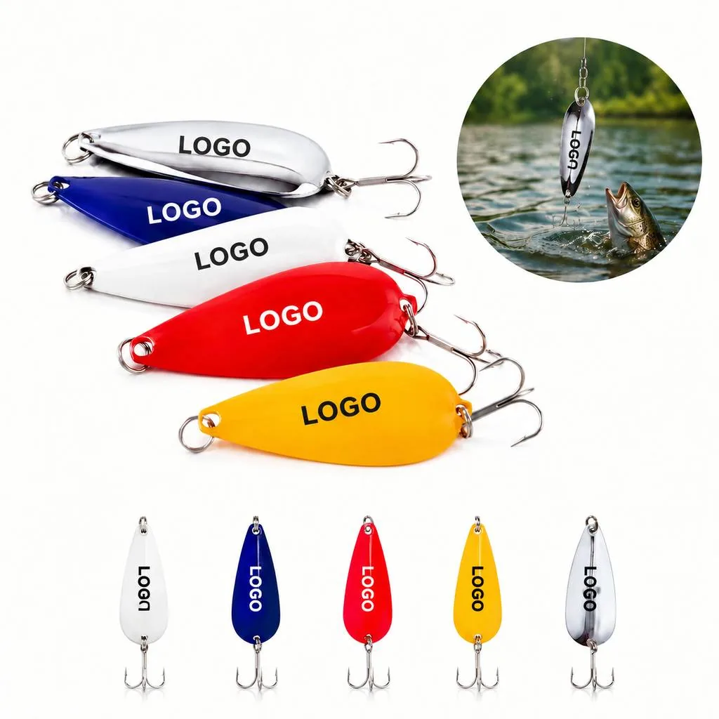 Compact Metal Spoon Lure for Bass Fishing
