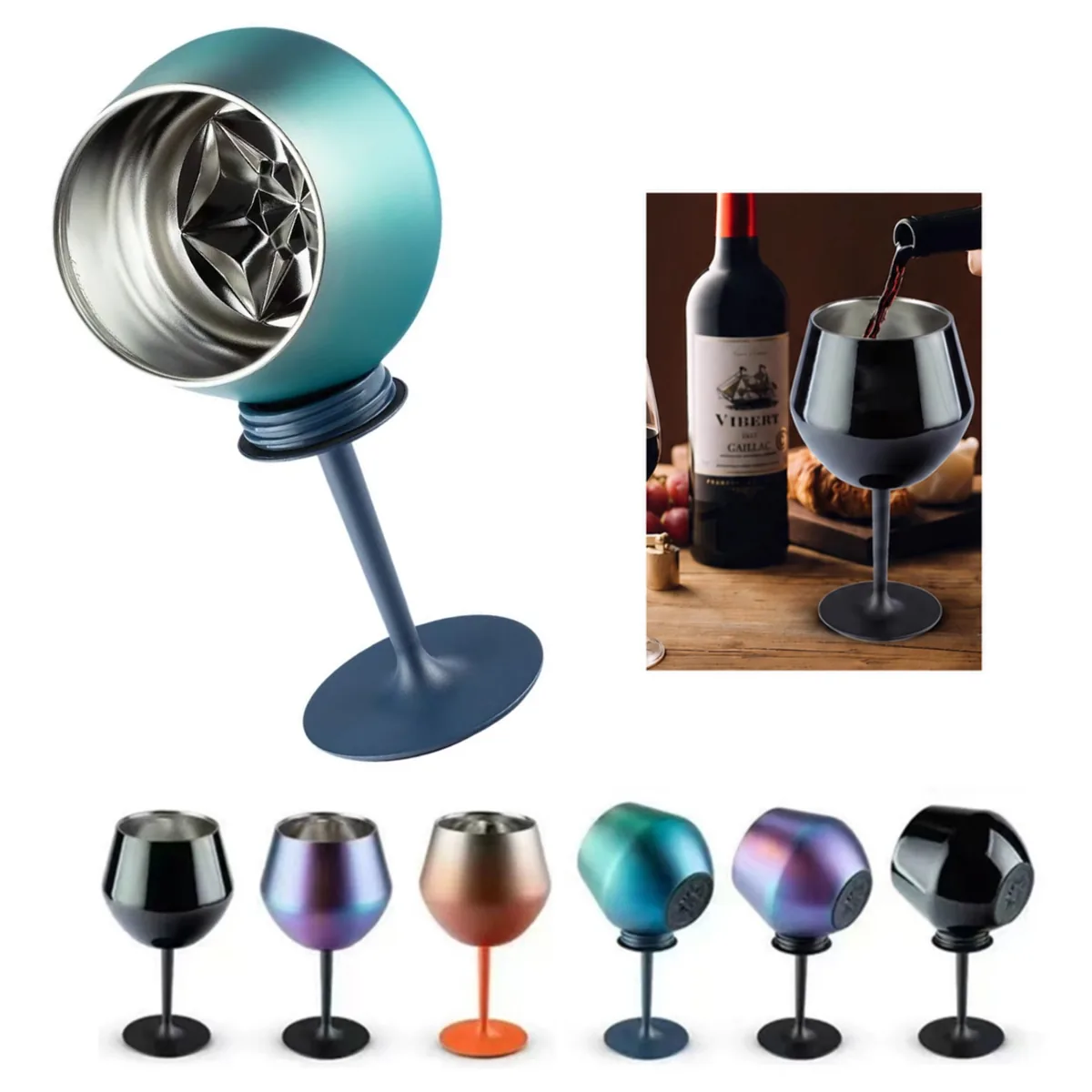 Insulated Stainless Steel Wine Tumbler 2