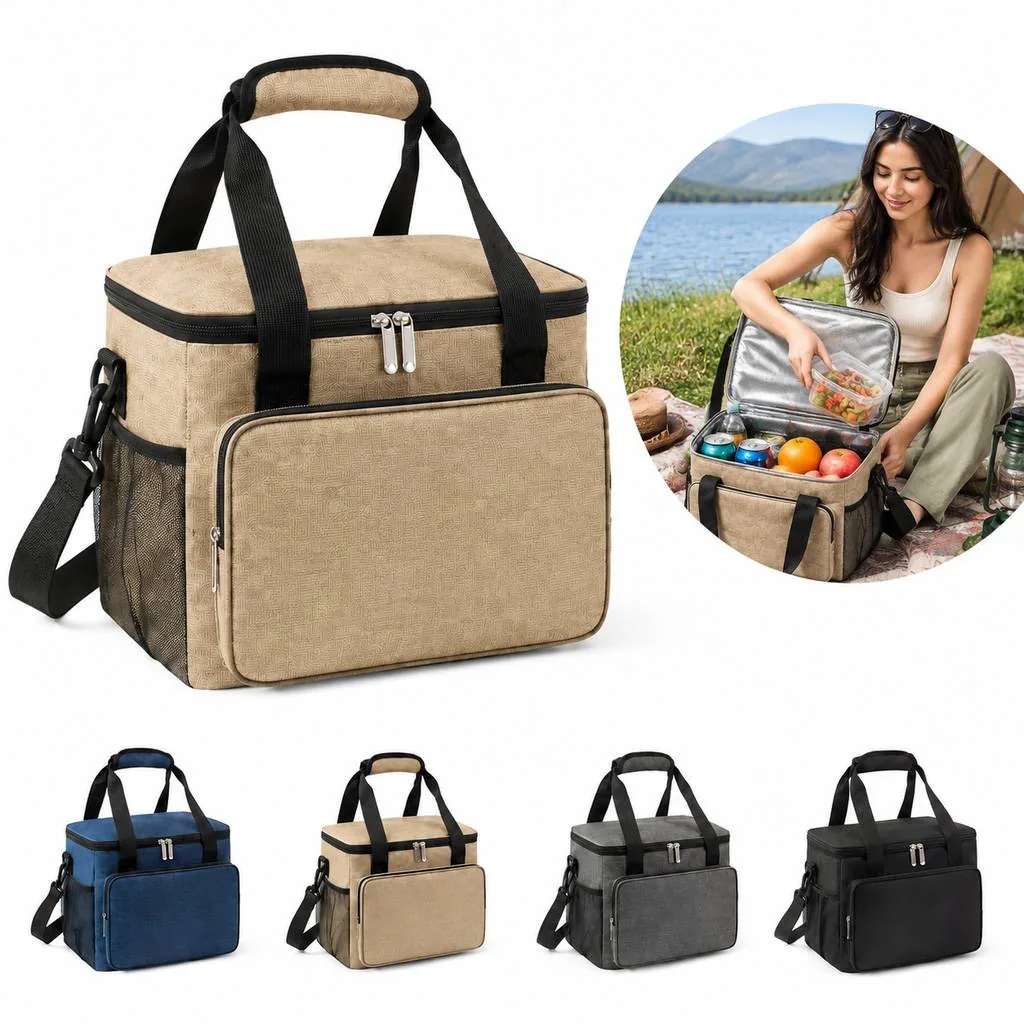 Large Thermal Insulated Picnic Bag for Outdoor Meals 2