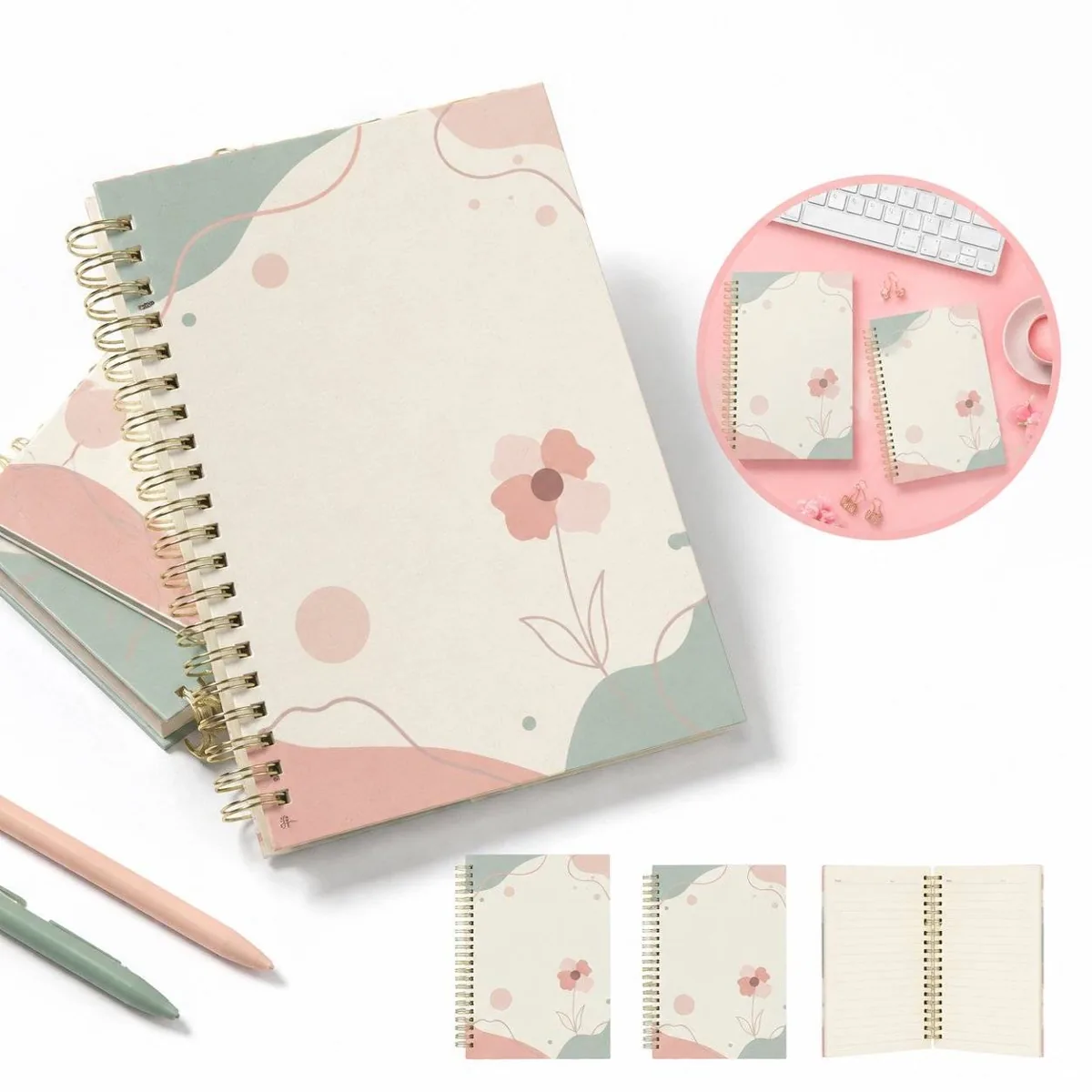 Perforated Spiral Notebook with Removable Pages 2