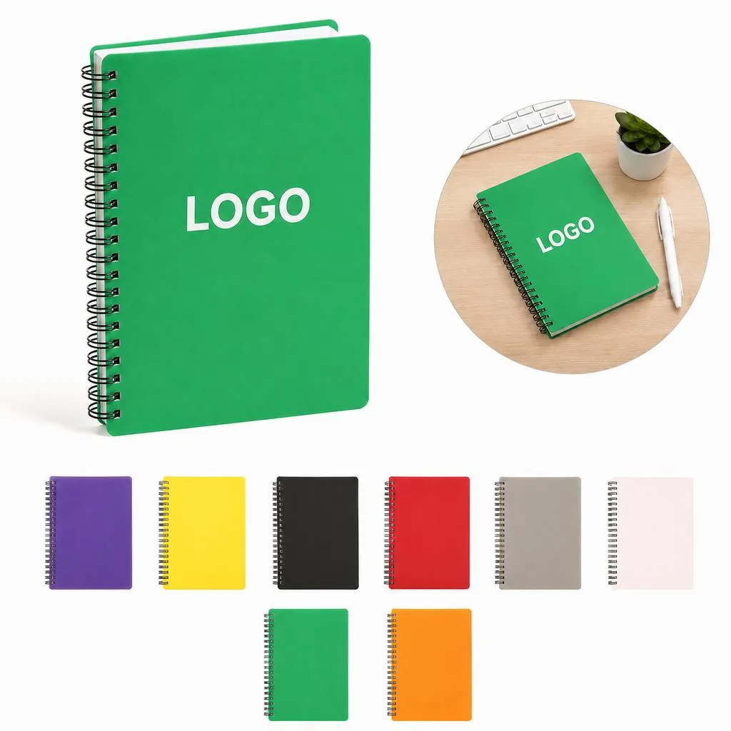 Translucent Spiral Notebook with Semi-Transparent Cover