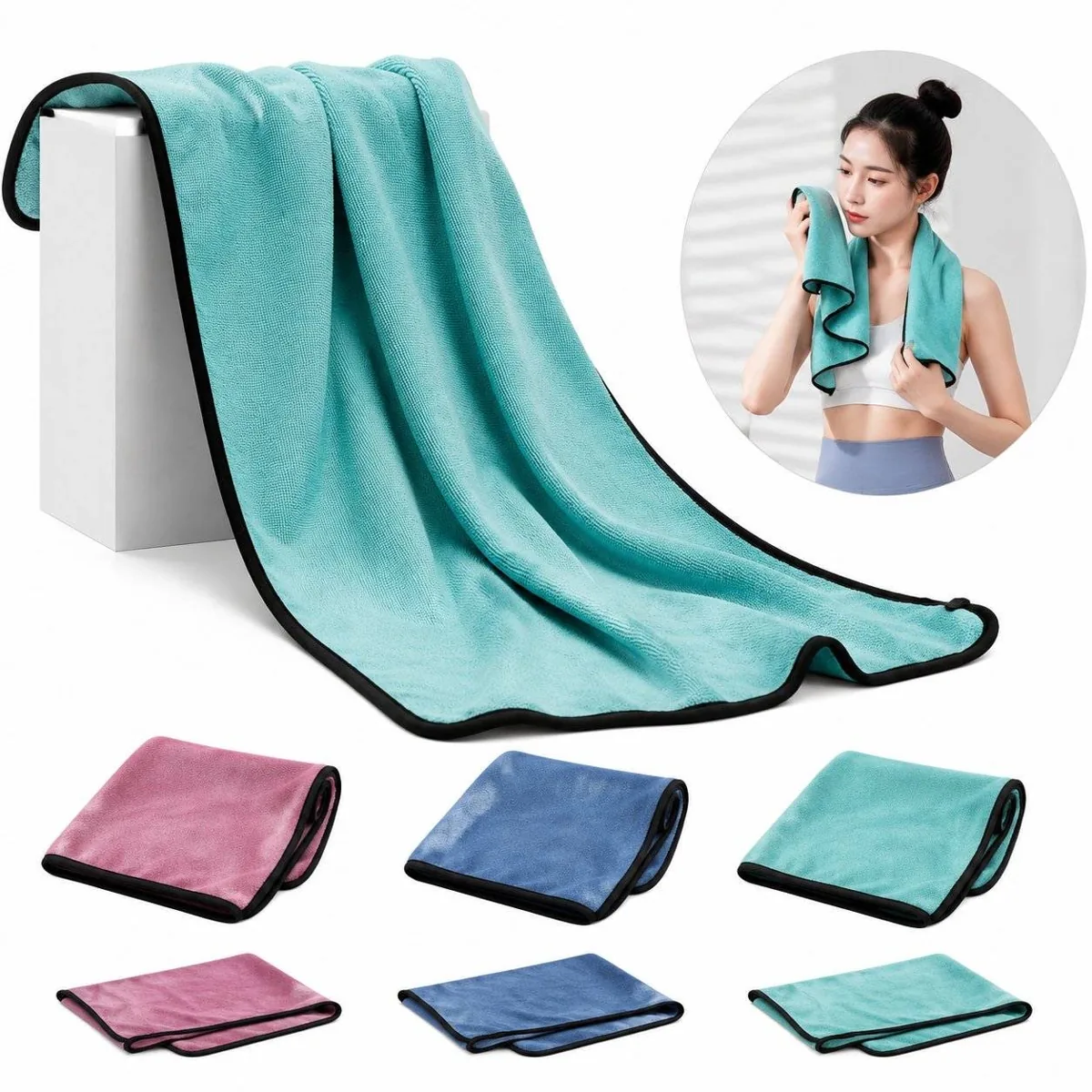 Quick-Dry Evaporative Cooling Towel for Sports and Outdoor 2