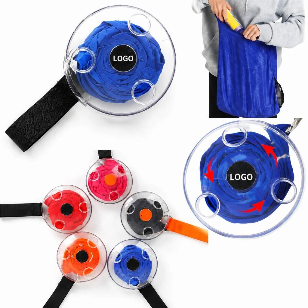 Foldable Waterproof Nylon Reusable Shopping Tote