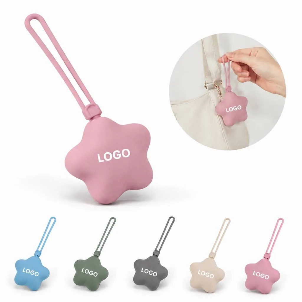Hygienic Silicone Pacifier Storage Case with Snap Closure