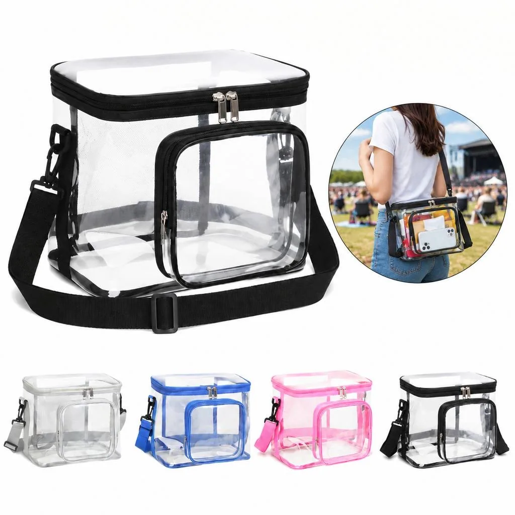 Clear Waterproof PVC Storage Bag Large Capacity 2