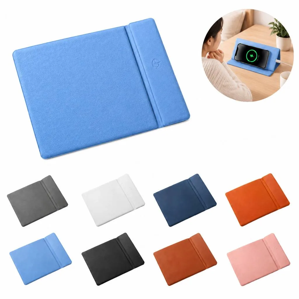 3-in-1 Mouse Pad with Wireless Charging Zone 2