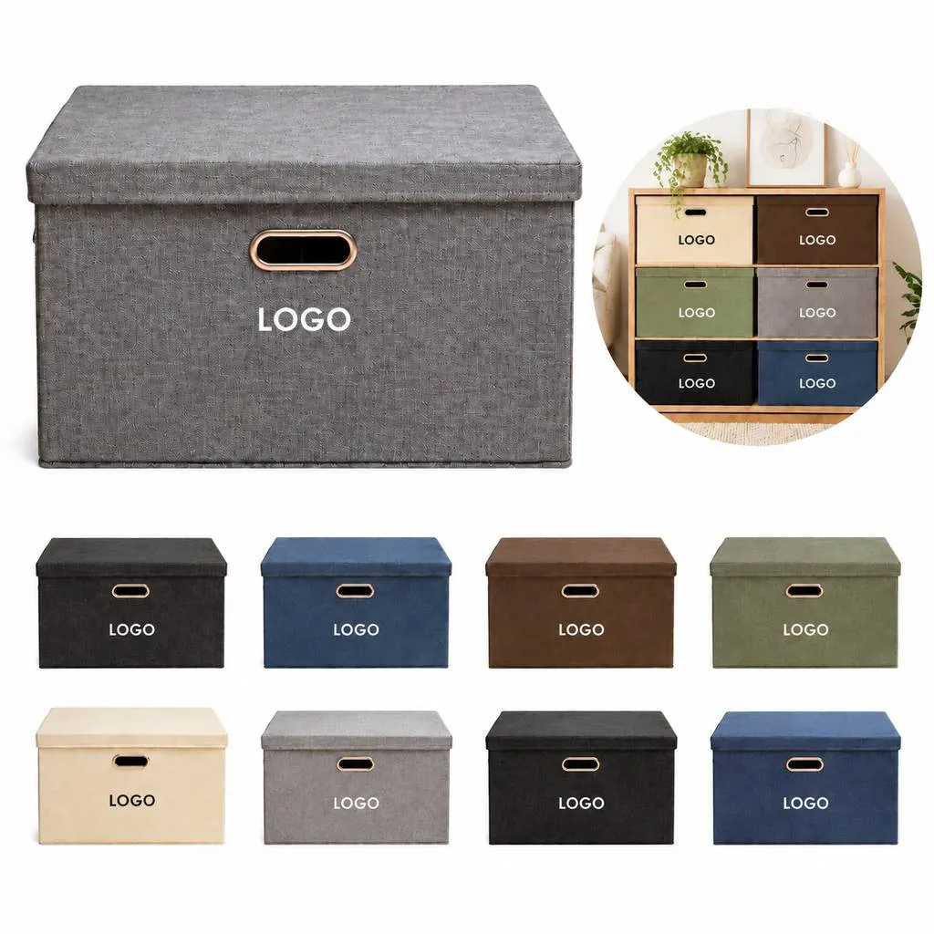 Collapsible Fabric Organizer Bin for Clothes and Toys