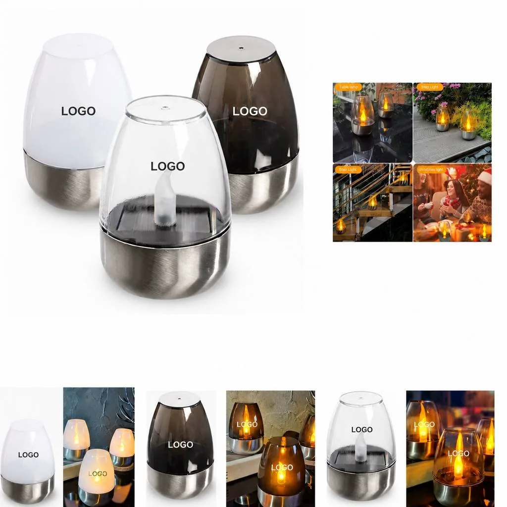 Solar Powered Stainless Steel Outdoor Garden Lights