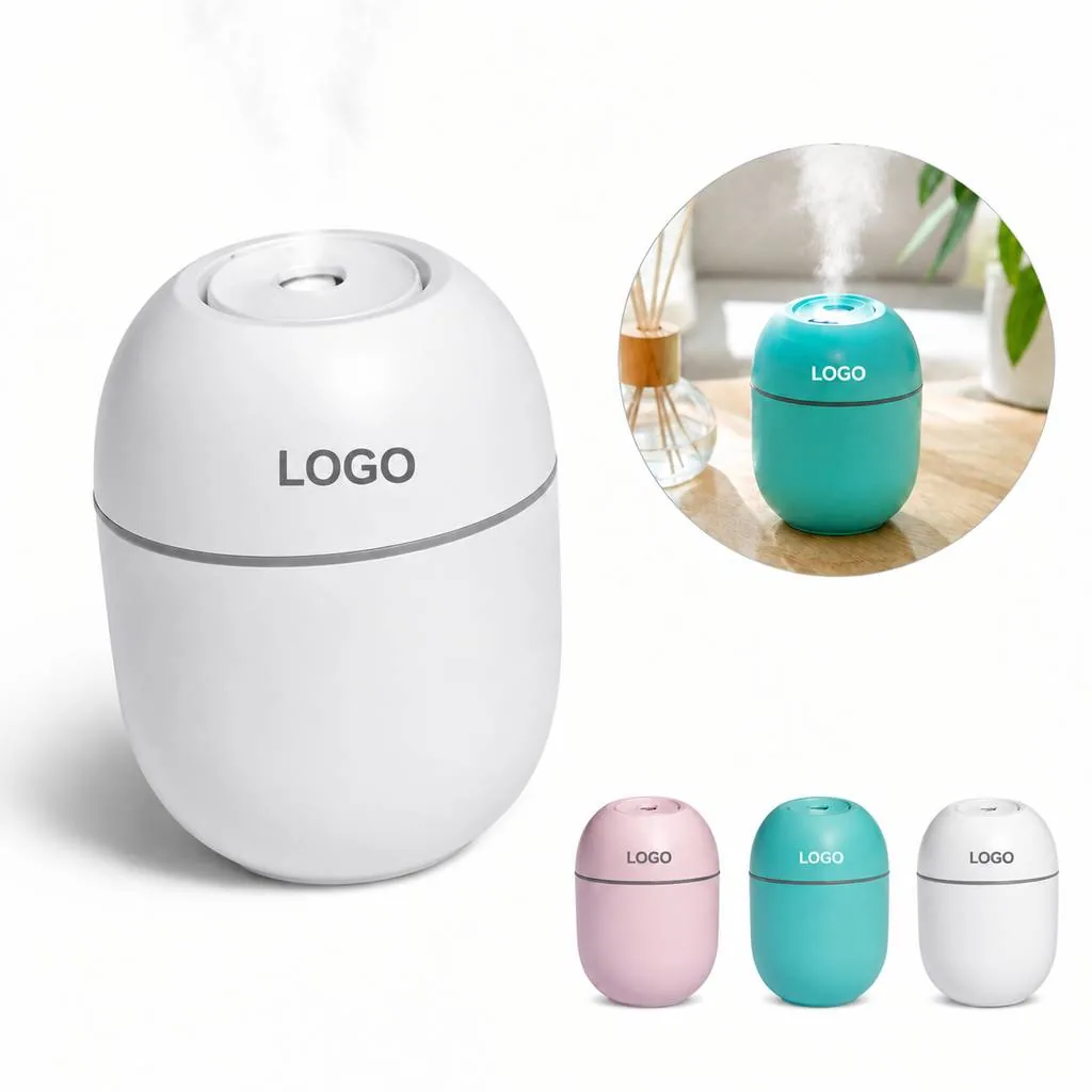 Portable Egg-Shaped Mist Humidifier with USB Plug