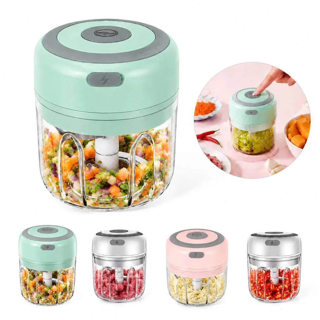 Rechargeable Mini Garlic Mincer for Quick Kitchen Prep 2
