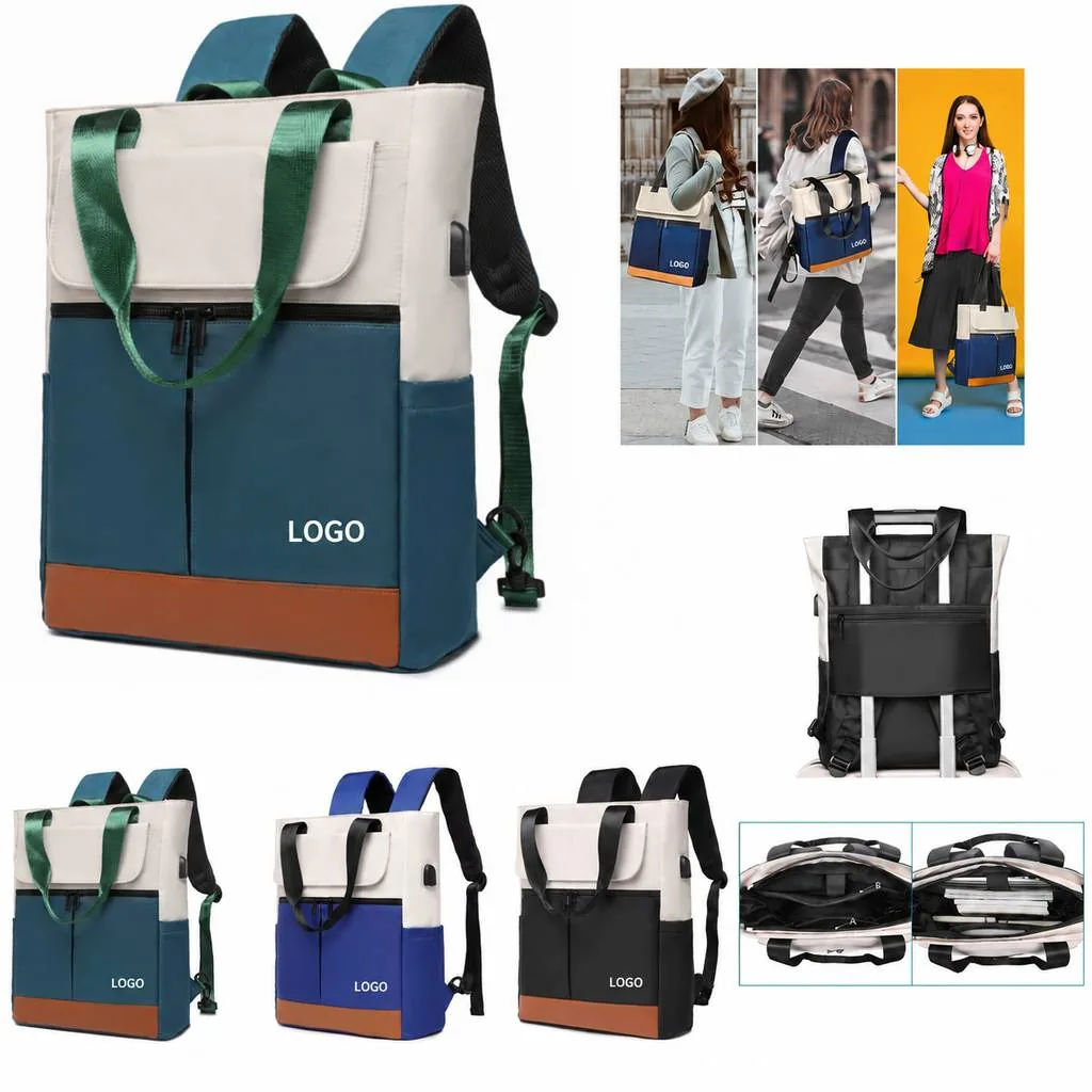 Women's Nylon Bag Converts to Backpack