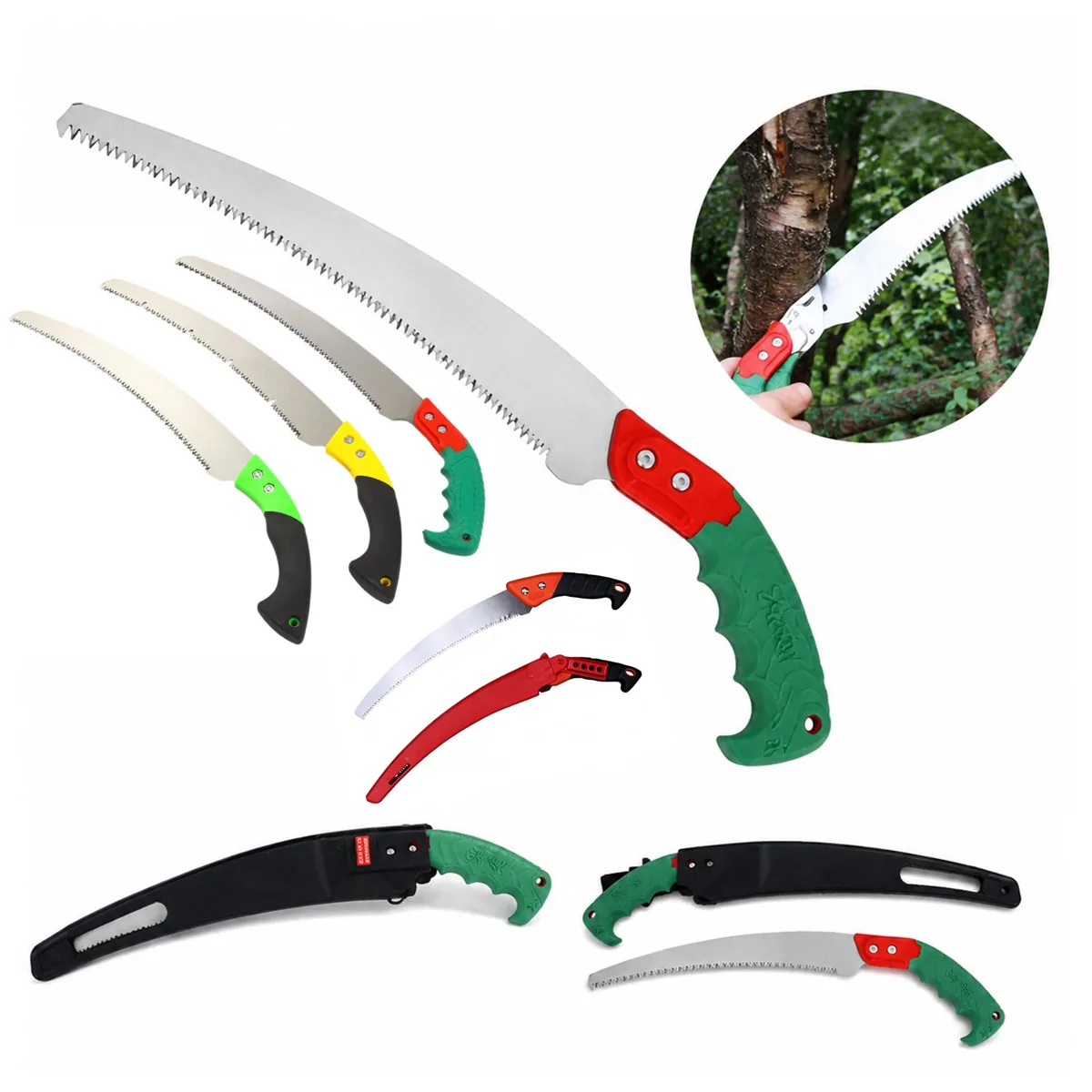 Compact Ergonomic Curved Saw for Precision Cutting 2