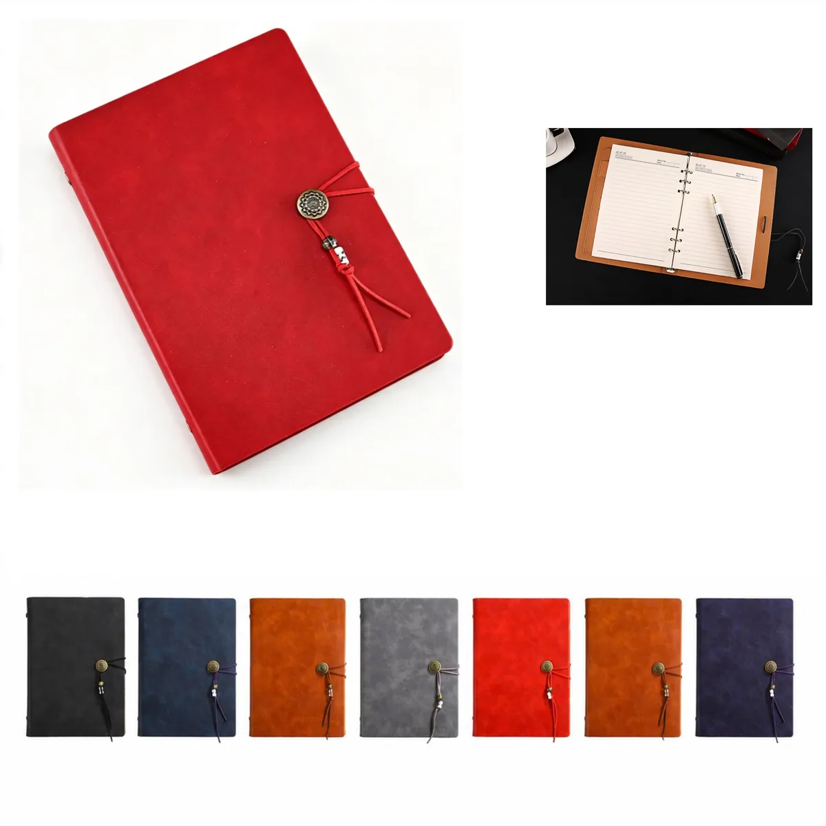 A5 Refillable Loose Leaf Business Notebook 2