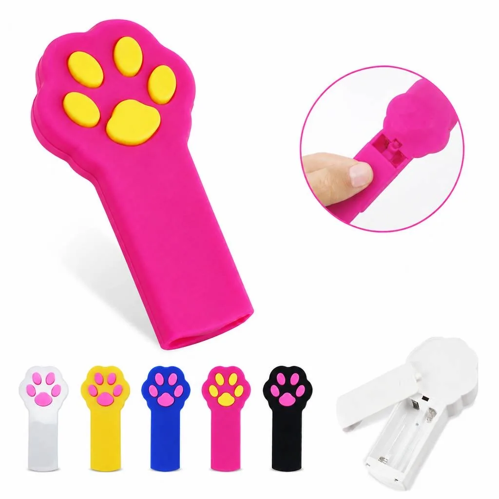 Interactive Cat Paw Red Laser Toy for Indoor Play 2