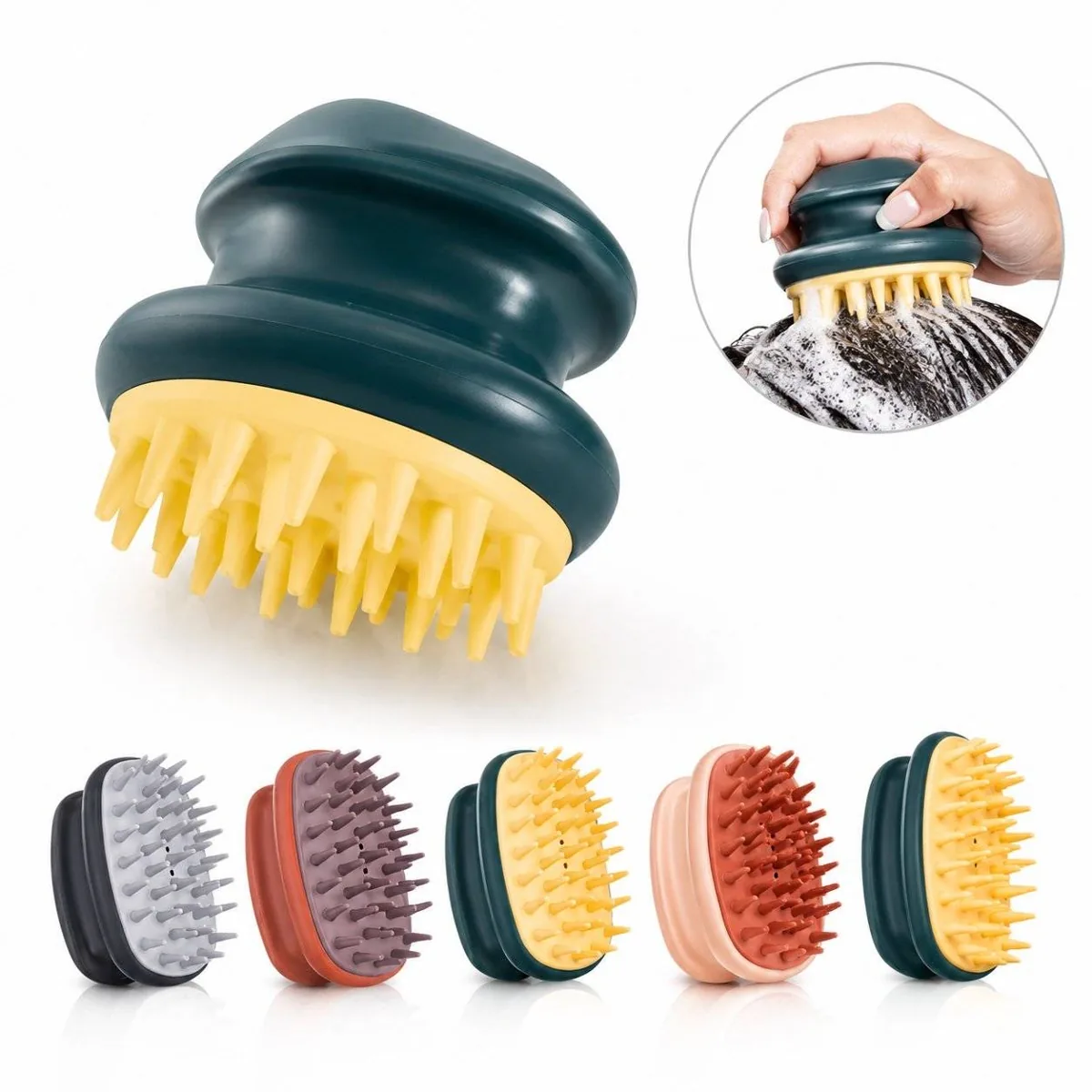 Silicone Scalp Massager Hair Detangling Comb 2