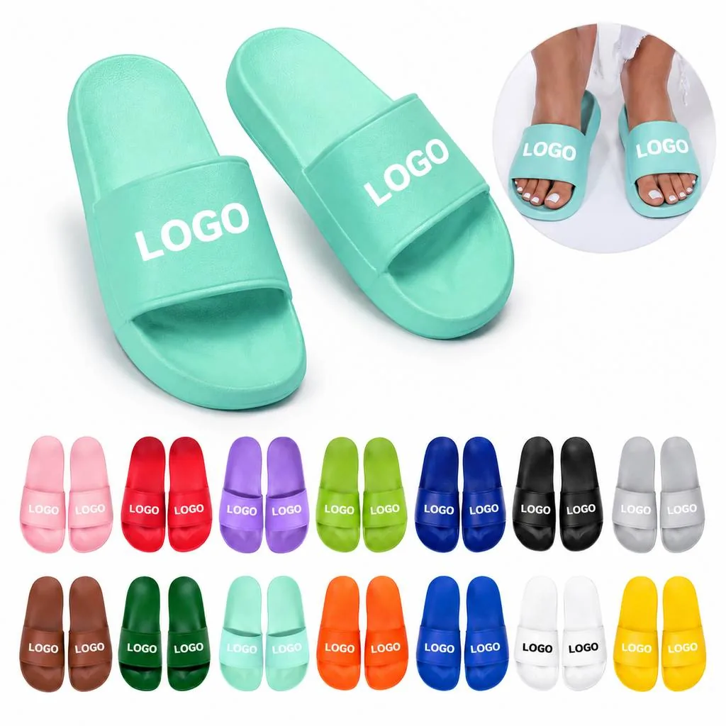 Unisex Anti-Slip PVC Slippers for Home Comfort