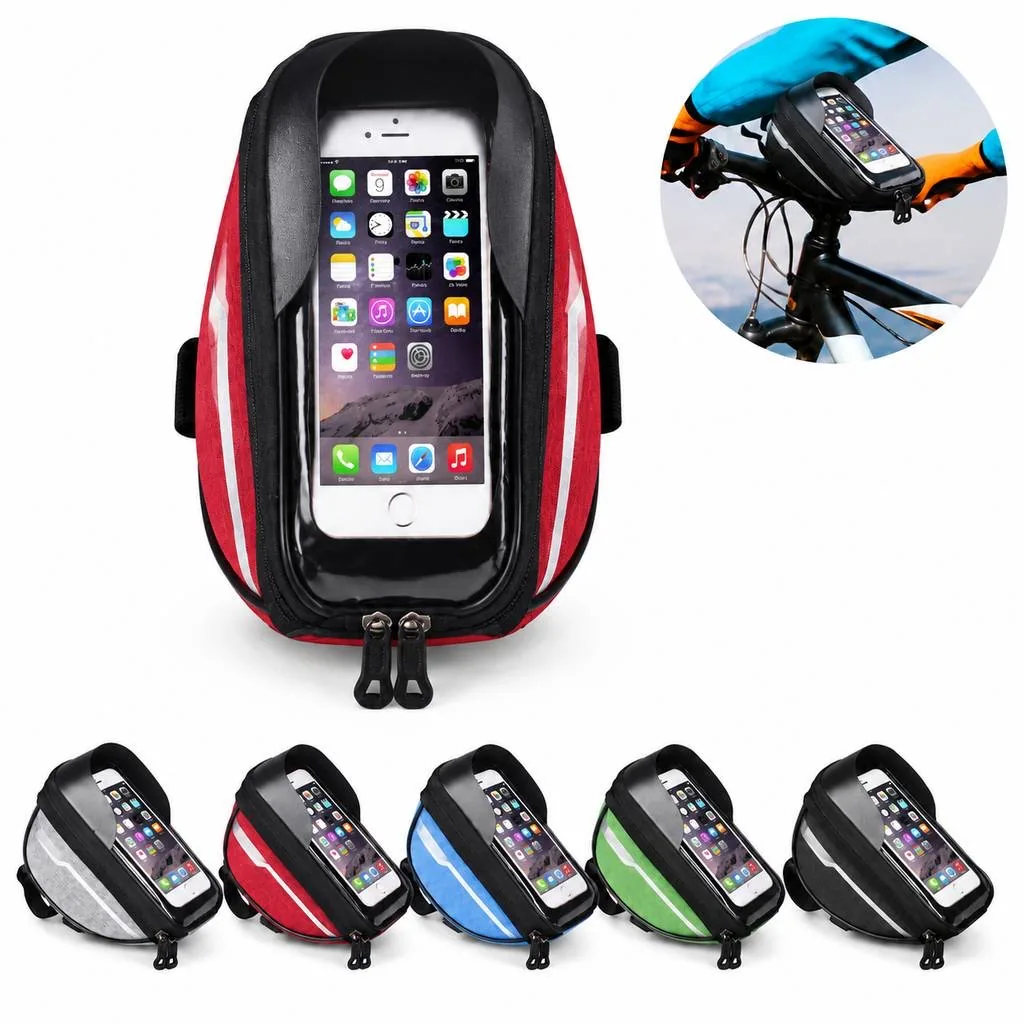 Waterproof Touchscreen Bike Handlebar Pouch for Phone 2