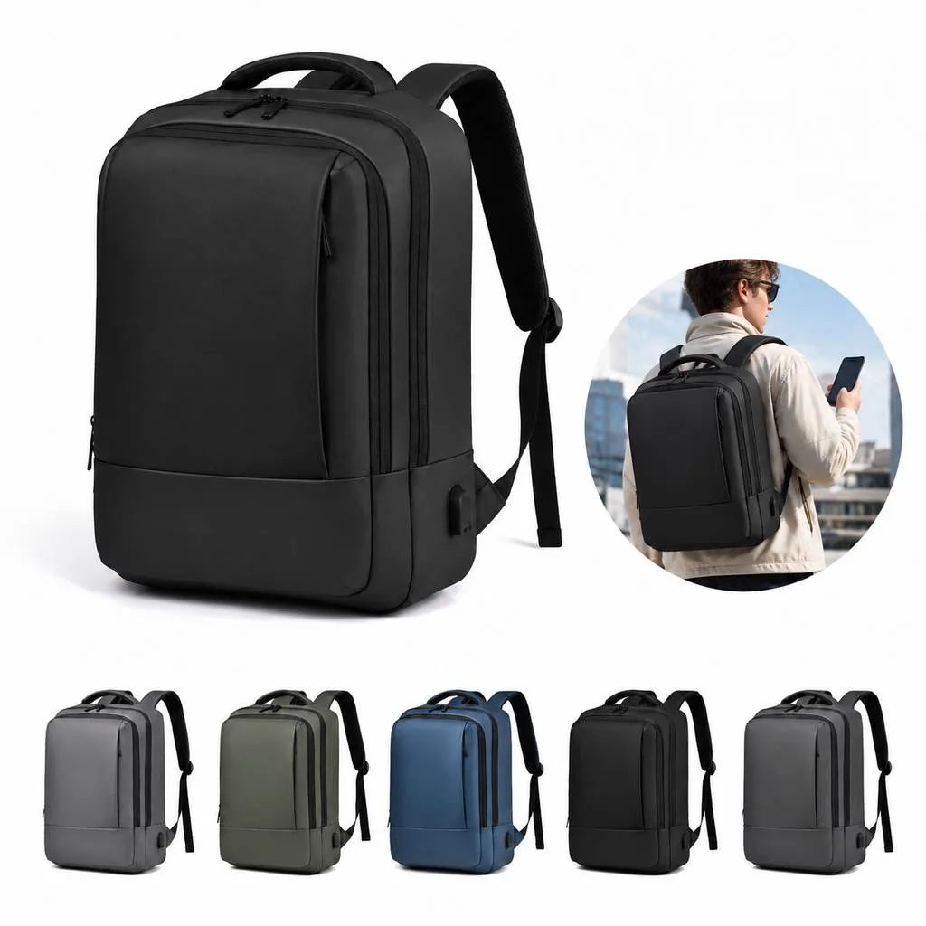 Water-Resistant Business Laptop Backpack for Commuting 2